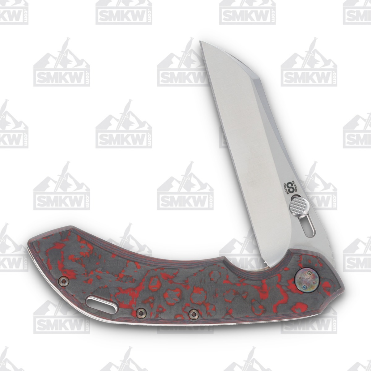 Olamic Wayfarer 247 Folding Knife T-051W Mars Valley FatCarbon/Neontropic T051W View 3