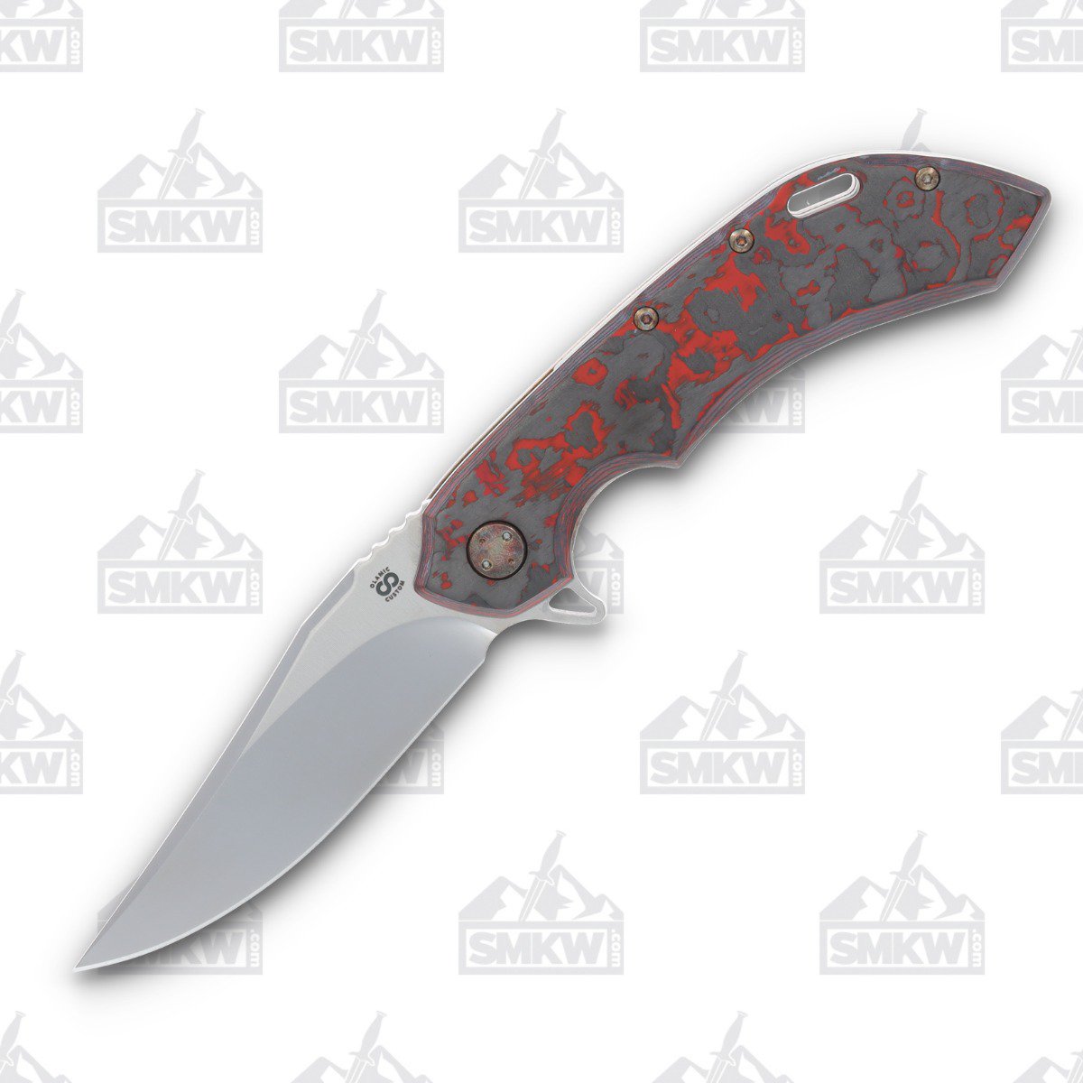 Olamic Wayfarer 247 Folding Knife T-059B Mars Valley FatCarbon/Neontropic T059B View 1