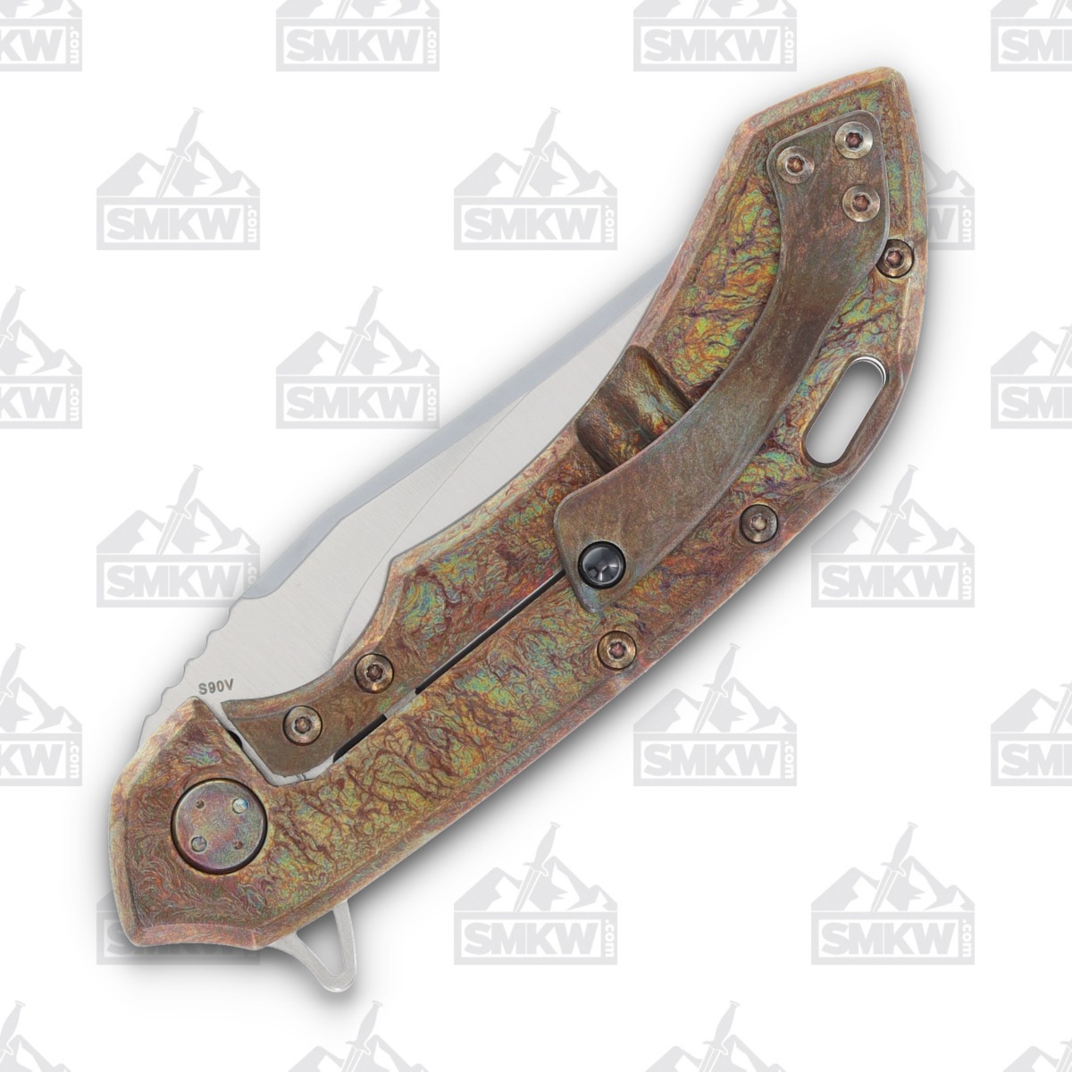 Olamic Wayfarer 247 Folding Knife T-059B Mars Valley FatCarbon/Neontropic T059B View 5