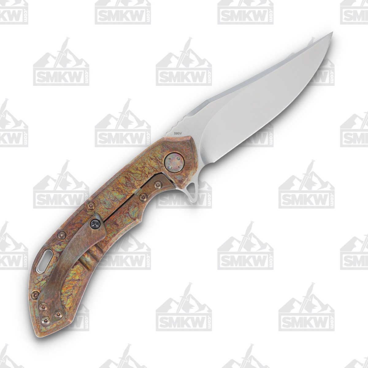 Olamic Wayfarer 247 Folding Knife T-059B Mars Valley FatCarbon/Neontropic T059B View 2