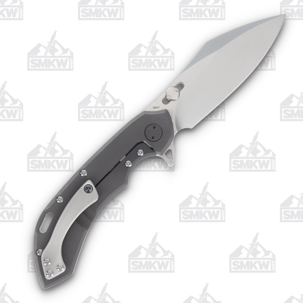 Olamic Wayfarer 247 Folding Knife T-075C White Storm FatCarbon/Dark Blast T075C View 2