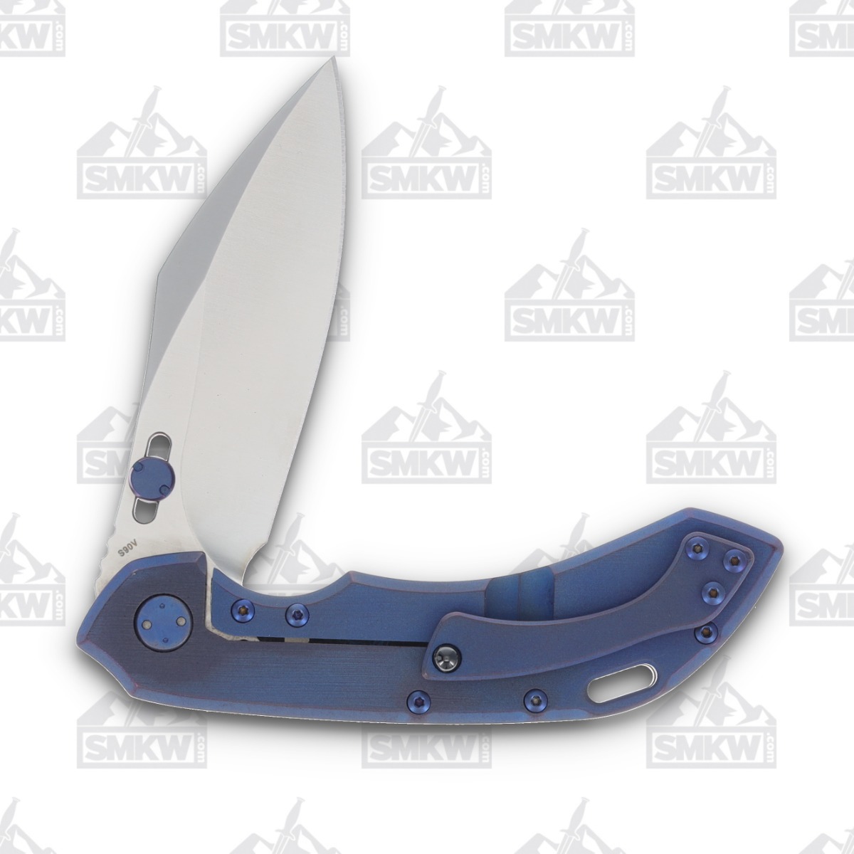 Olamic Wayfarer 247 Folding Knife T-066C Dark Matter FatCarbon/Kinetic Ocean T066C View 3