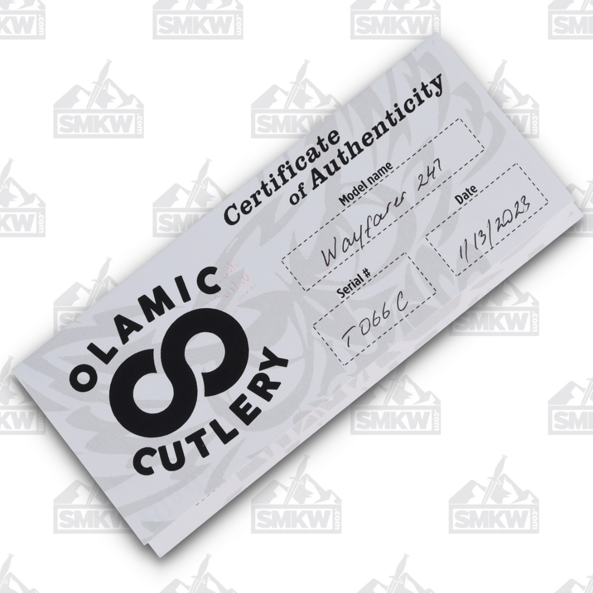 Olamic Wayfarer 247 Folding Knife T-066C Dark Matter FatCarbon/Kinetic Ocean T066C View 16