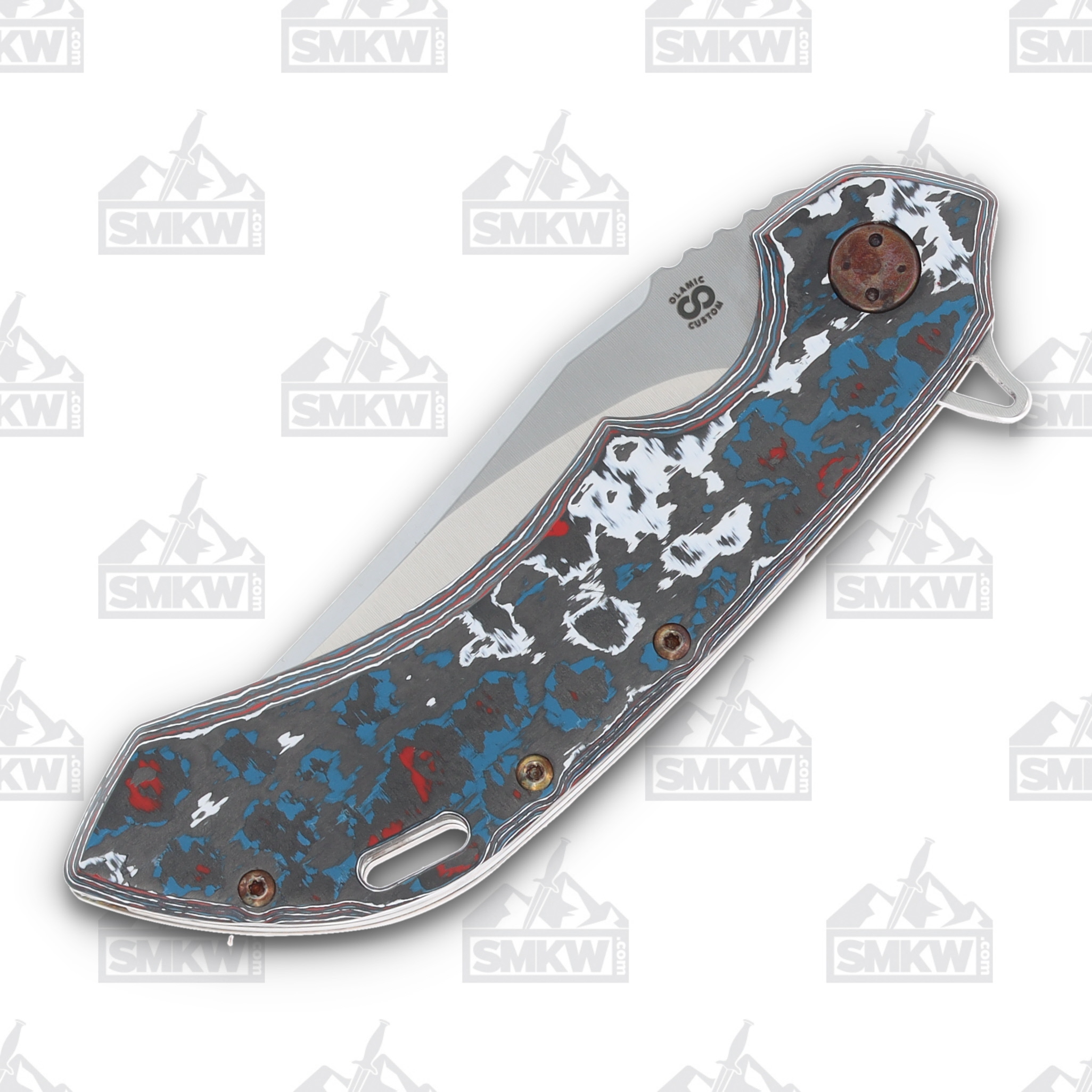 Olamic Wayfarer 247 Folding Knife T073-B Nebula FatCarbon/Entropic Antique T073B View 11