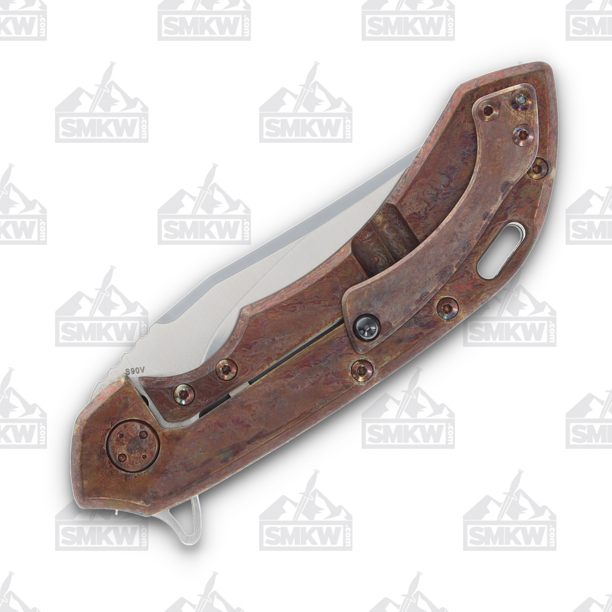 Olamic Wayfarer 247 Folding Knife T073-B Nebula FatCarbon/Entropic Antique T073B View 12
