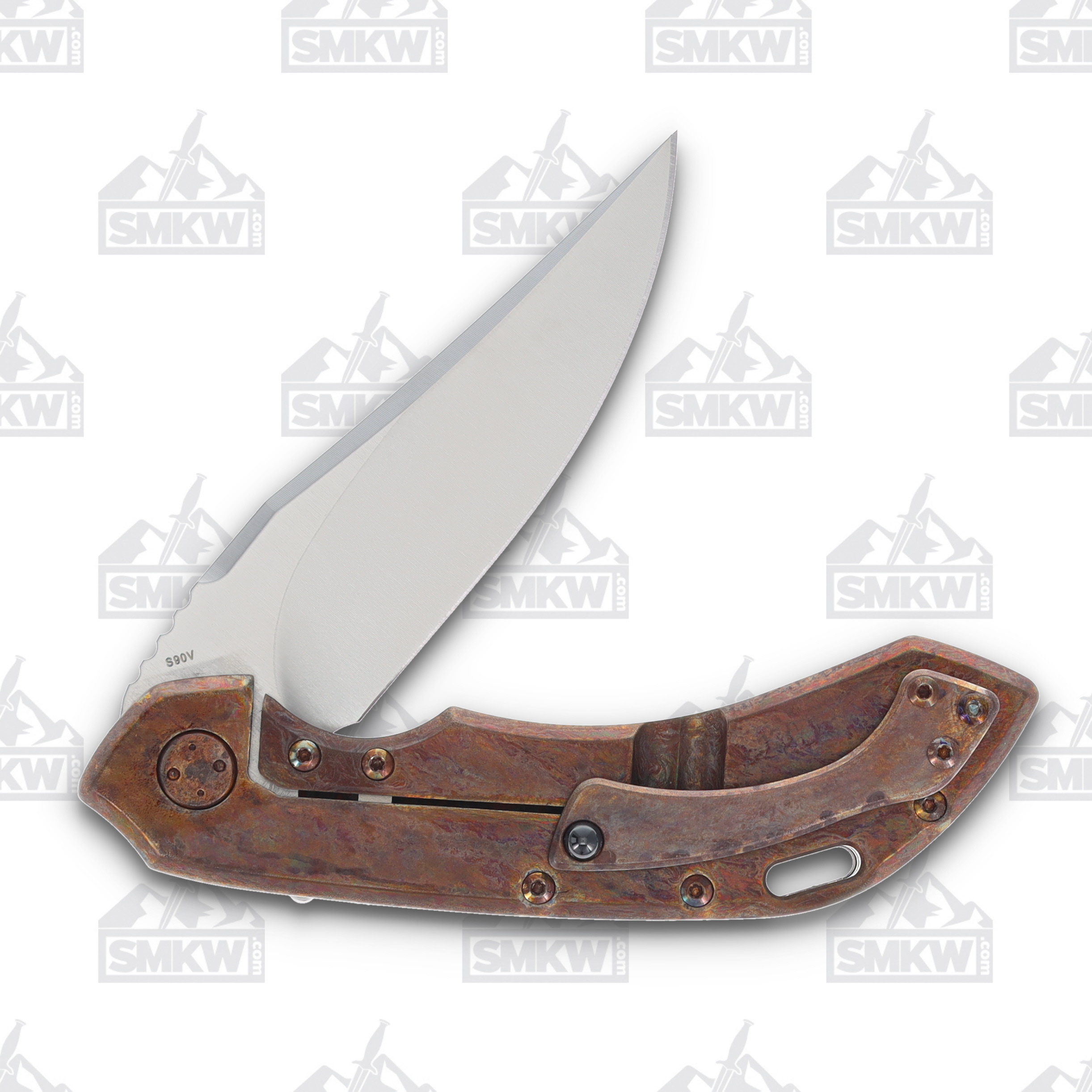 Olamic Wayfarer 247 Folding Knife T073-B Nebula FatCarbon/Entropic Antique T073B View 10