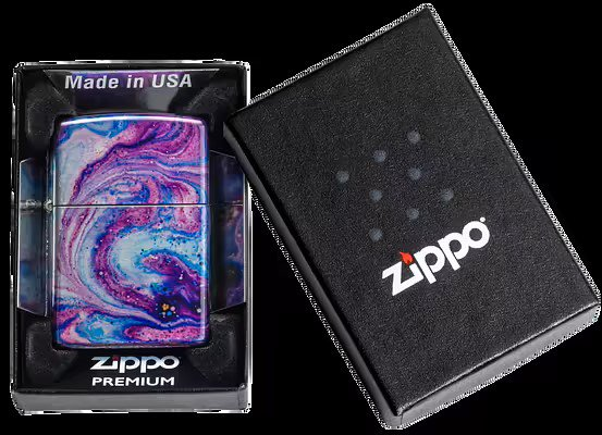 Zippo Lighter 540 Universe Astro Tumbled Chrome Finish ZP48547 View 8