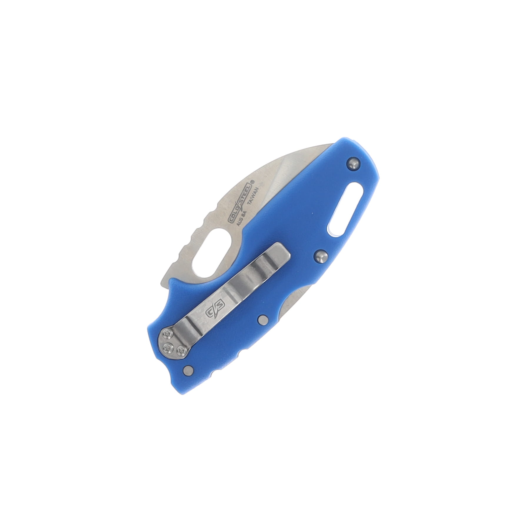 Cold Steel Tuff Lite Blue Folding Knife 2.5in Satin Plain Edge Blade CS20LTB View 4
