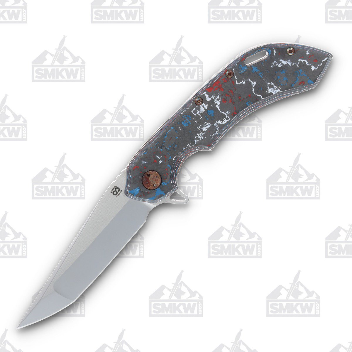 Olamic Wayfarer 247 Folding Knife T-036Q Companto Nebula Fat Carbon (Entropic Antique) T036Q View 1