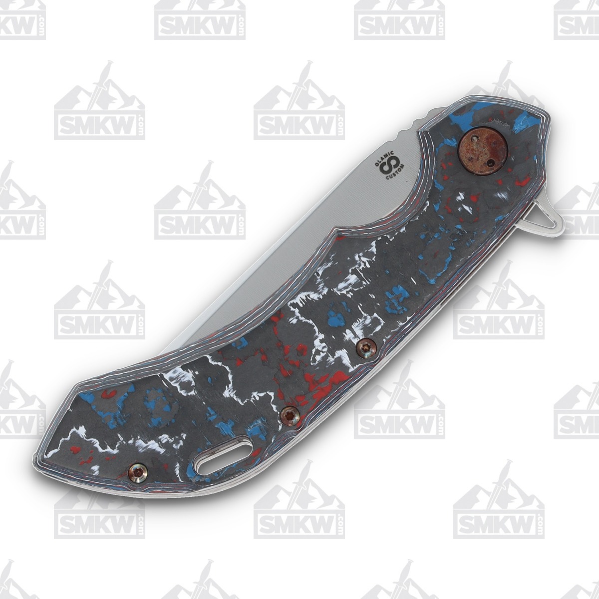 Olamic Wayfarer 247 Folding Knife T-036Q Companto Nebula Fat Carbon (Entropic Antique) T036Q View 5