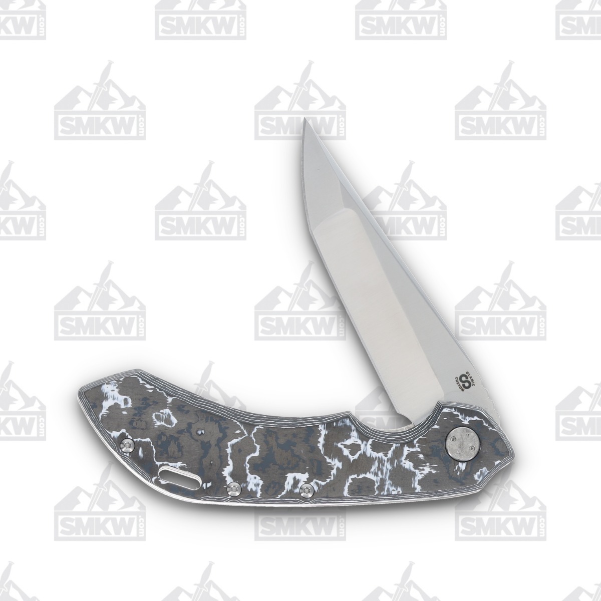 Olamic Wayfarer 247 Folding Knife T-024Q Companto White Storm (Frosty) T024Q View 3