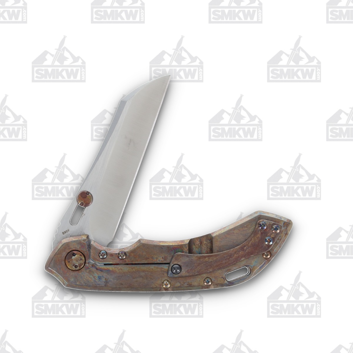 Olamic Wayfarer 247 Folding Knife T-065W Lava Flow FatCarbon/Neontropic T065W View 4