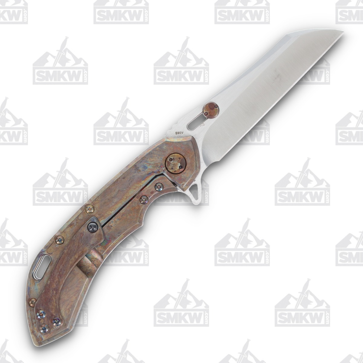 Olamic Wayfarer 247 Folding Knife T-065W Lava Flow FatCarbon/Neontropic T065W View 2