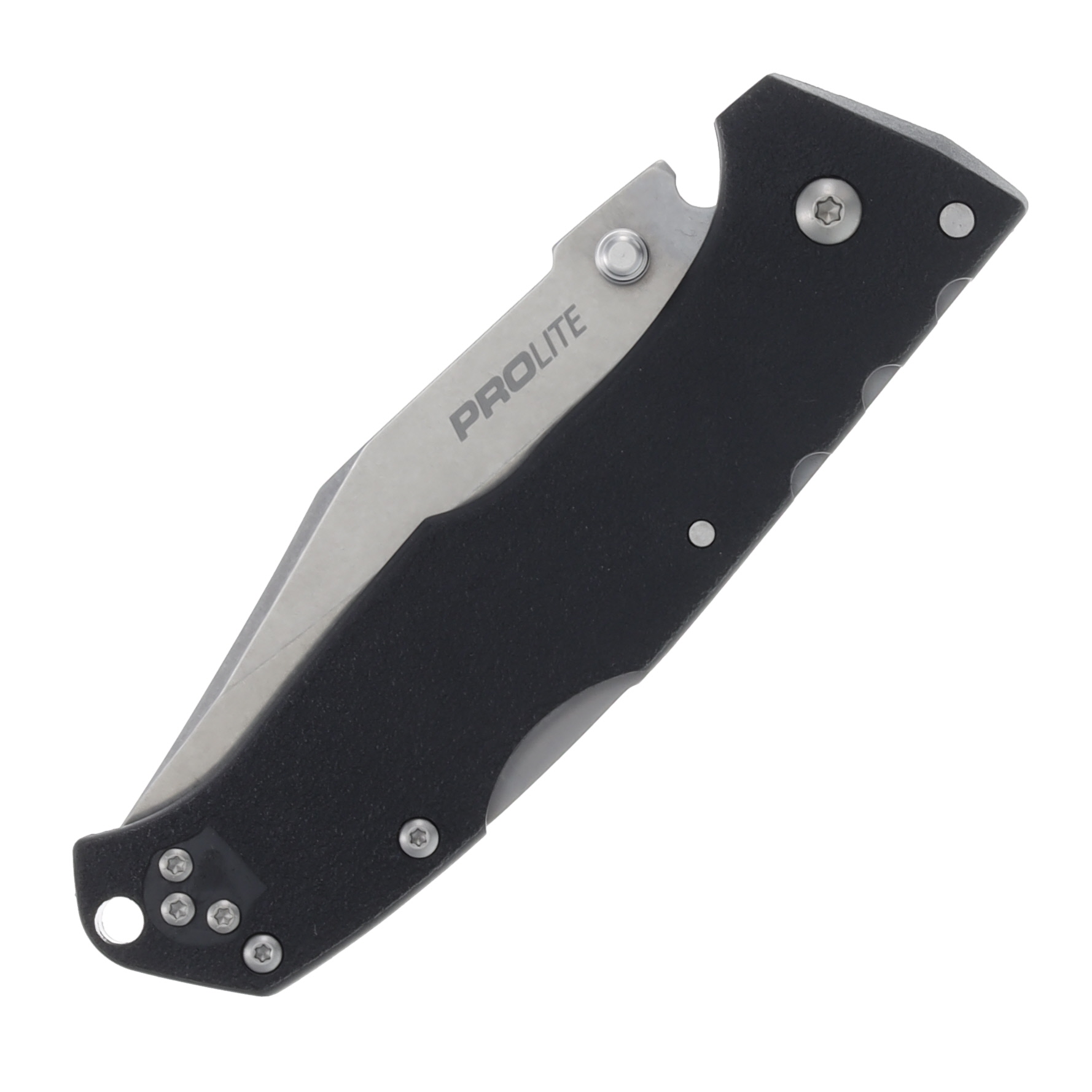 Cold Steel Pro-Lite Folding Knife 3.5in Plain Stonewash Clip Point Blade CS-20NSC View 3