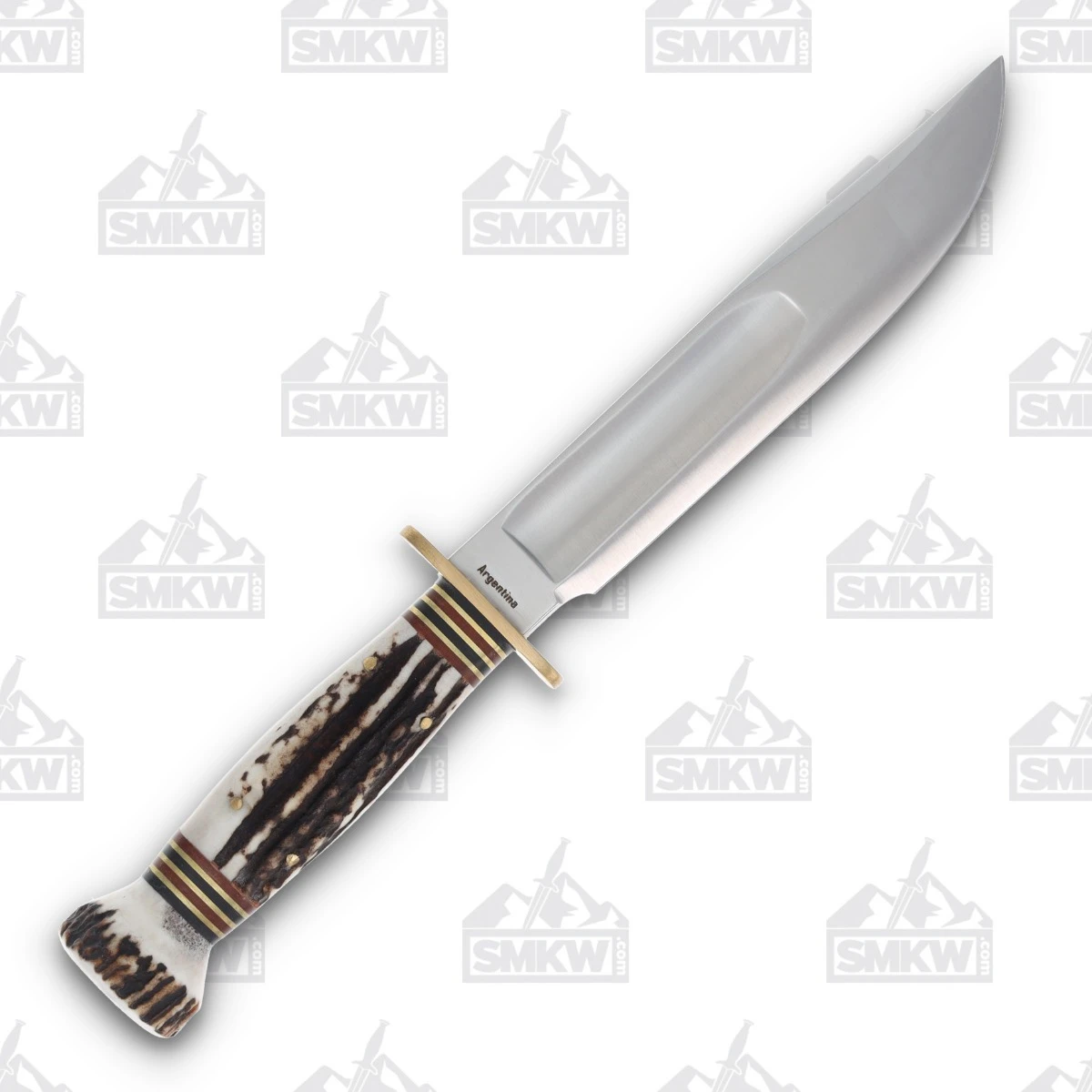 Marble's Ideal Hunter Stag Handle and Pommel Fixed Blade Knife MR80103 View 2