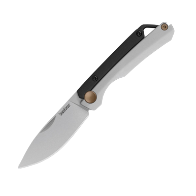 Kershaw Esteem Slip Joint Folding Knife Silver-Blk SS/G-10 Handle 8Cr13Mov Blade View 1