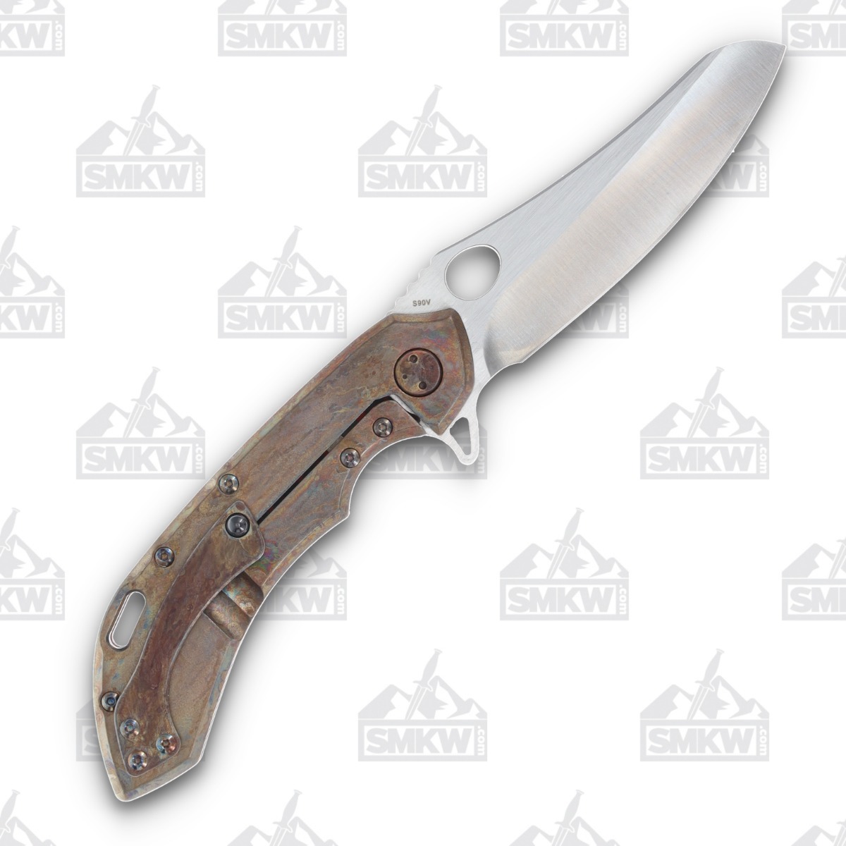 Olamic Wayfarer 247 Folding Knife T-070M Lava Flow FatCarbon/Neontropic T070M View 2