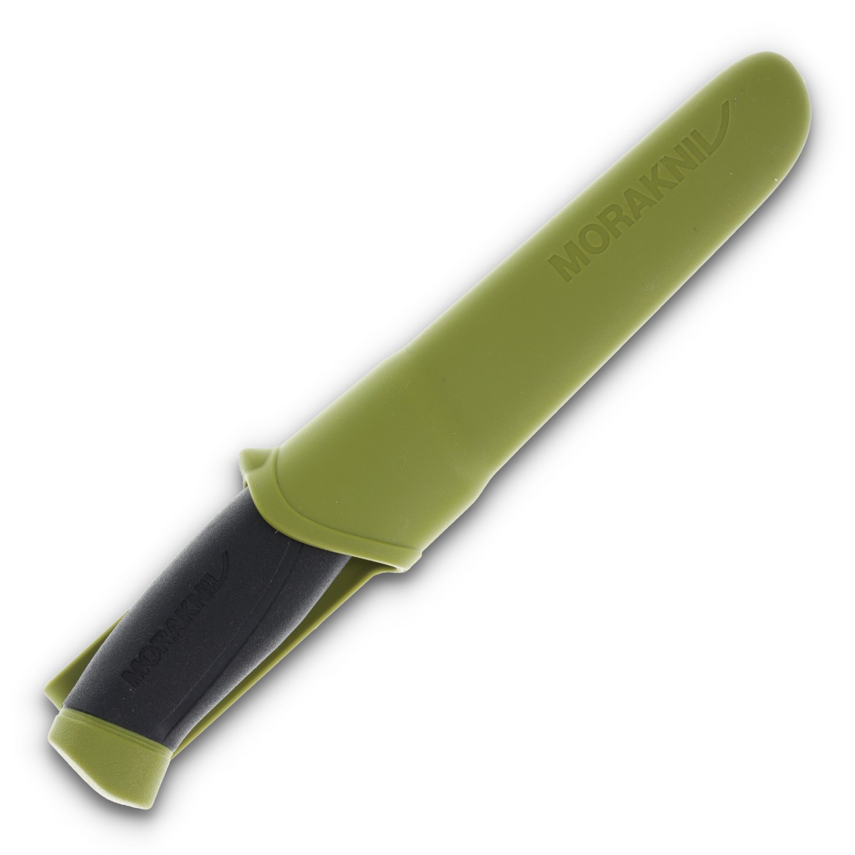 Morakniv Companion Fixed Blade Knife Olive Green 4.1in Satin Clip Point FS14075 View 4