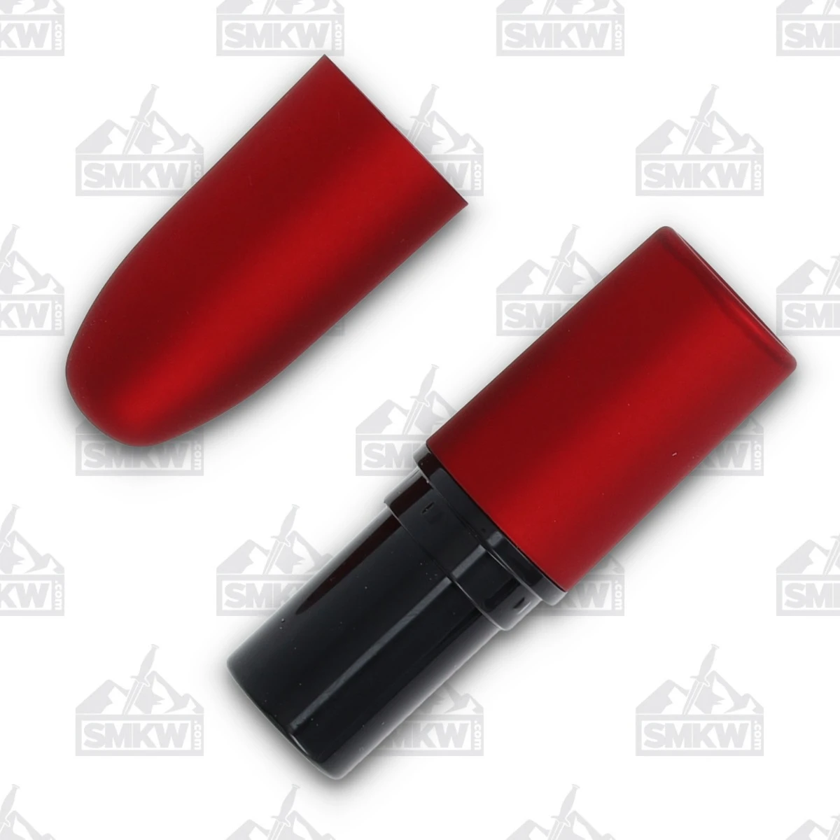 Novelty Knife Co. Lipstick Knife Red Case 1in Satin Hawkbill Blade NV332 View 2