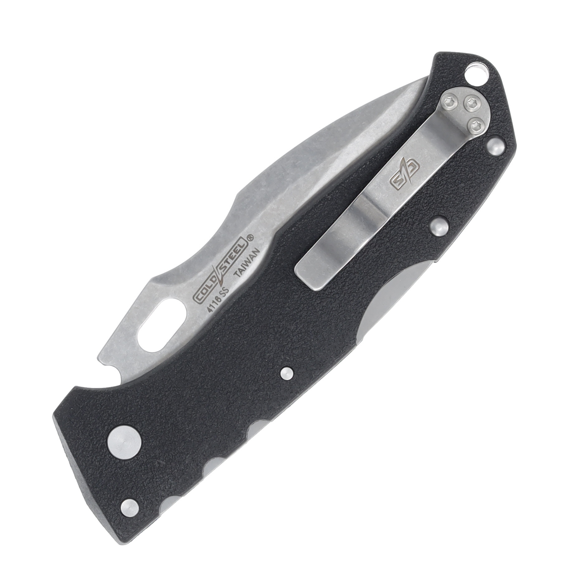 Cold Steel Pro Lite Sport Folding Knife 3.5in Stonewash Drop Point Blade CS-20NU View 6