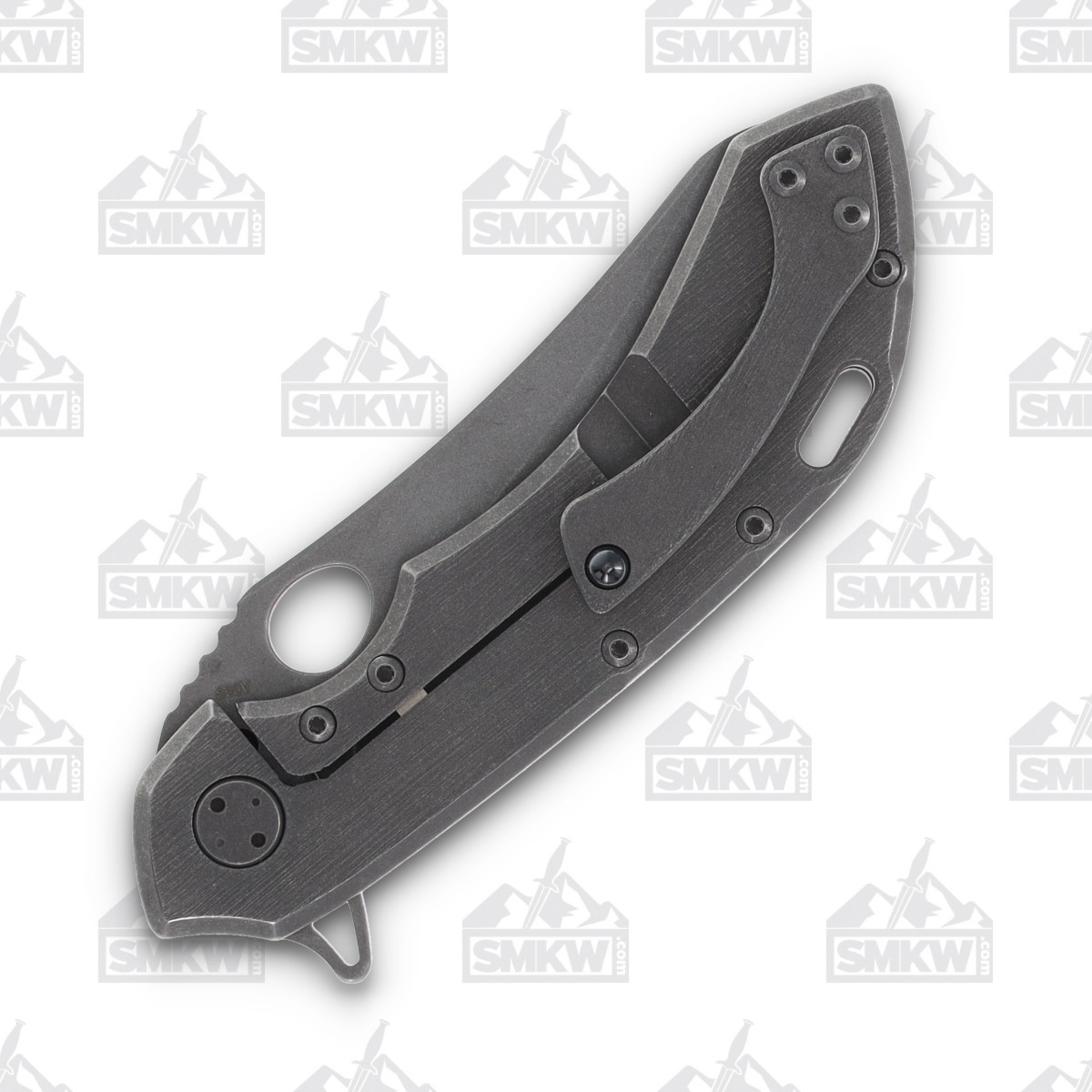 Olamic Wayfarer 247 Folding Knife T-068M Mouflon Lava Flow Fat Carbon (Kinetic Mist) T068M View 6