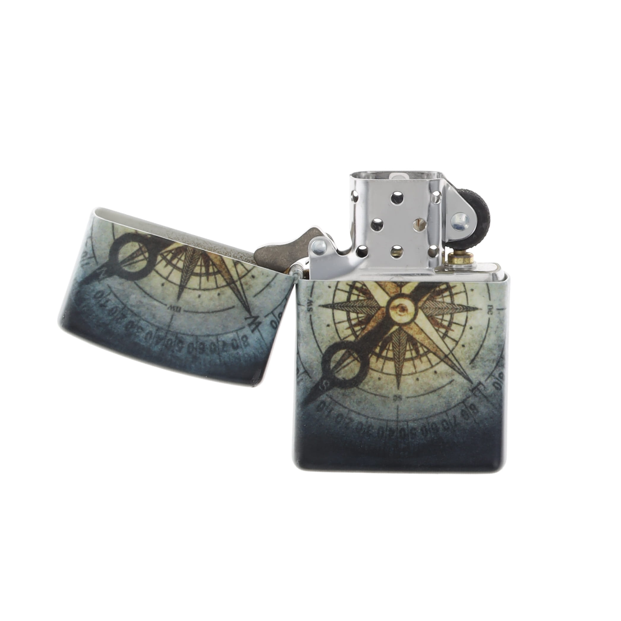 Zippo Lighter Compass Ghost Design 540 Color Matte Glow in the Dark ZP48562 View 5