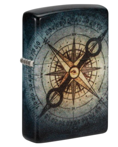 Zippo Lighter Compass Ghost Design 540 Color Matte Glow in the Dark ZP48562 View 7