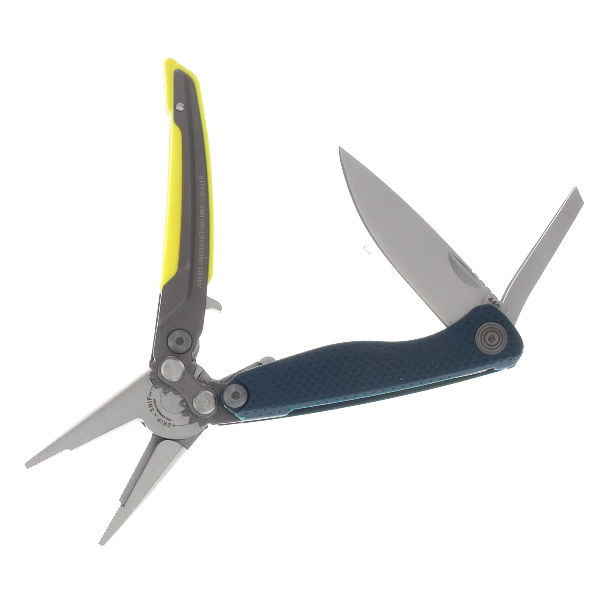 SOG Aegis MT MultiTool Indigo and Acid 1.9in Satin Clip Point Blade SOG-29-41-01-41 View 2