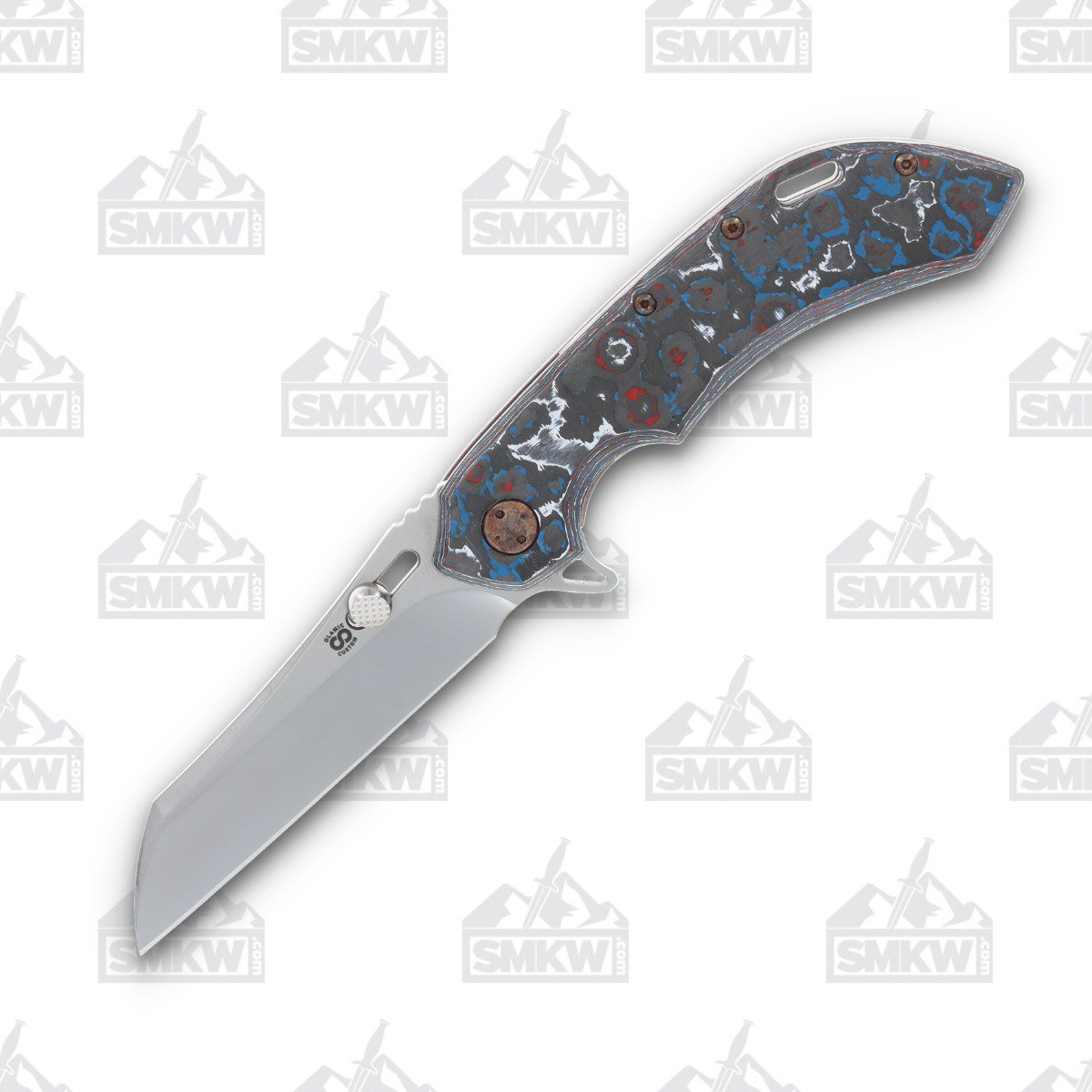 Olamic Wayfarer 247 Folding Knife T-064W Nebula FatCarbon/Entropic Antique T064W View 1