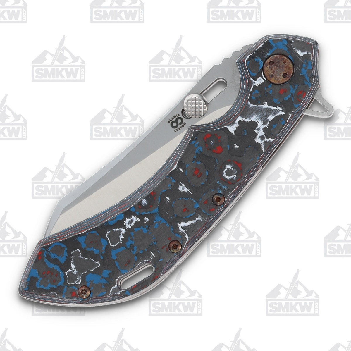Olamic Wayfarer 247 Folding Knife T-064W Nebula FatCarbon/Entropic Antique T064W View 5