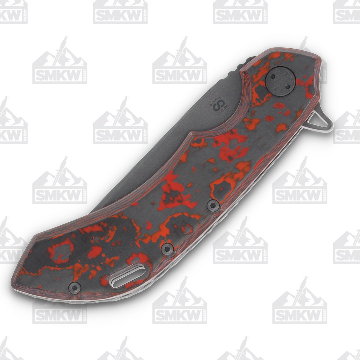 Olamic Wayfarer 247 Folding Knife T-041Q Companto Mars Valley FatCarbon/Stonewash T041Q View 5