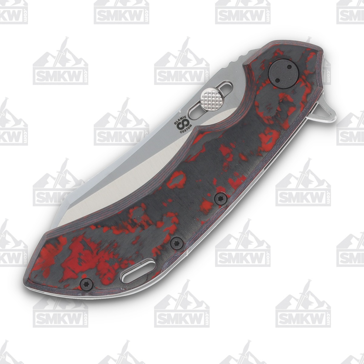 Olamic Wayfarer 247 Folding Knife T-059Q Lava Flow FatCarbon/Light Blast T059Q View 6