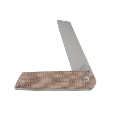 Brian Brown Finch Folding Knife Satin M390 Natural Micarta BBFINCH006 View 2