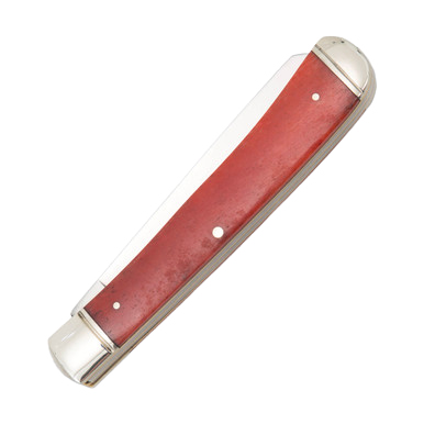 Rough Ryder Red Smooth Bone Trapper Folding Knife View 3