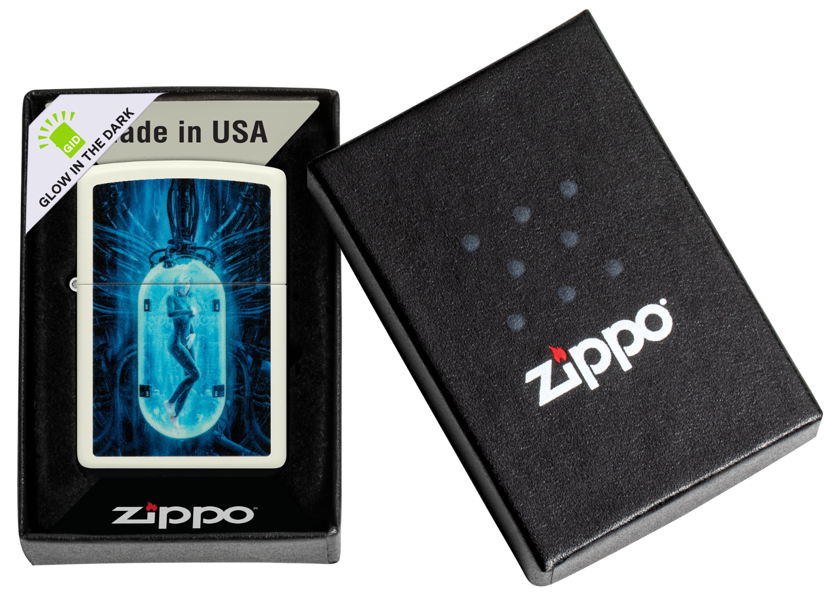 Zippo Woman In Tube Lighter ZP48520 View 1