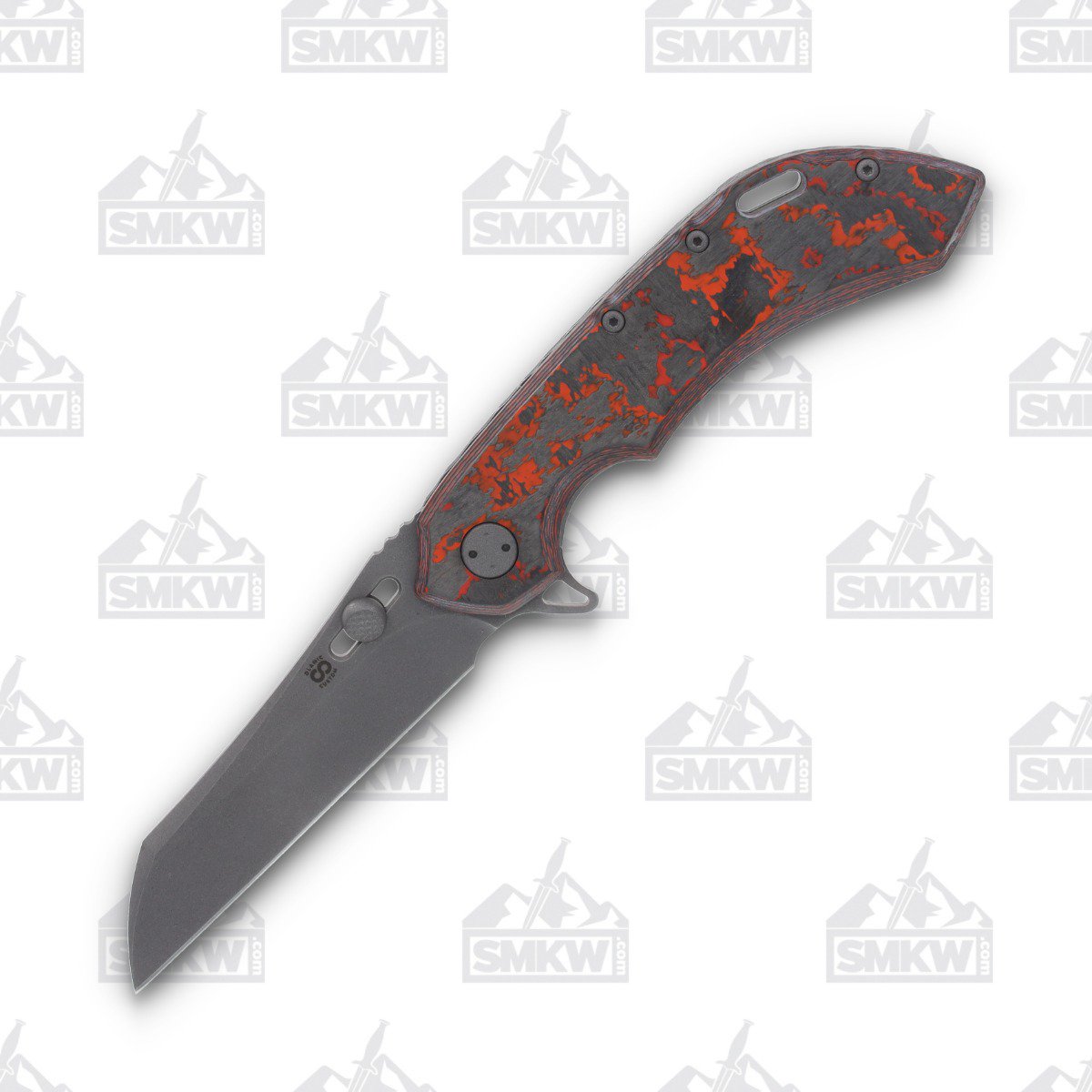 Olamic Wayfarer 247 Folding Knife T-060W Mars Valley FatCarbon/Stonewash Titanium T060W View 1