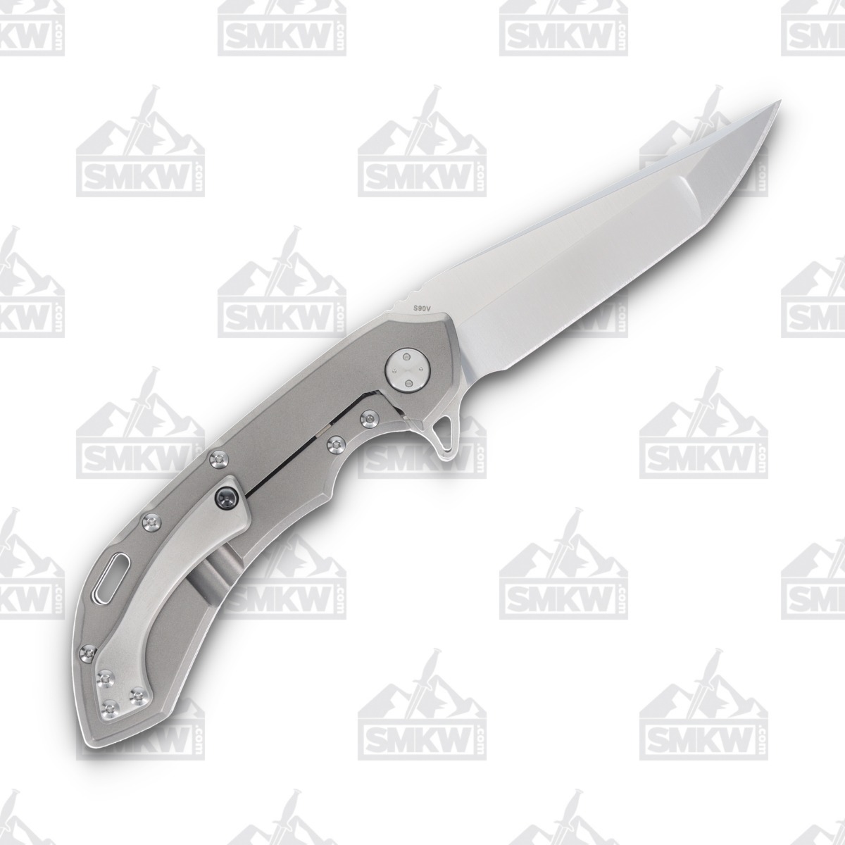 Olamic Wayfarer 247 Folding Knife T-032Q Companto White Storm Fat Carbon (Light Blast) T032Q View 2