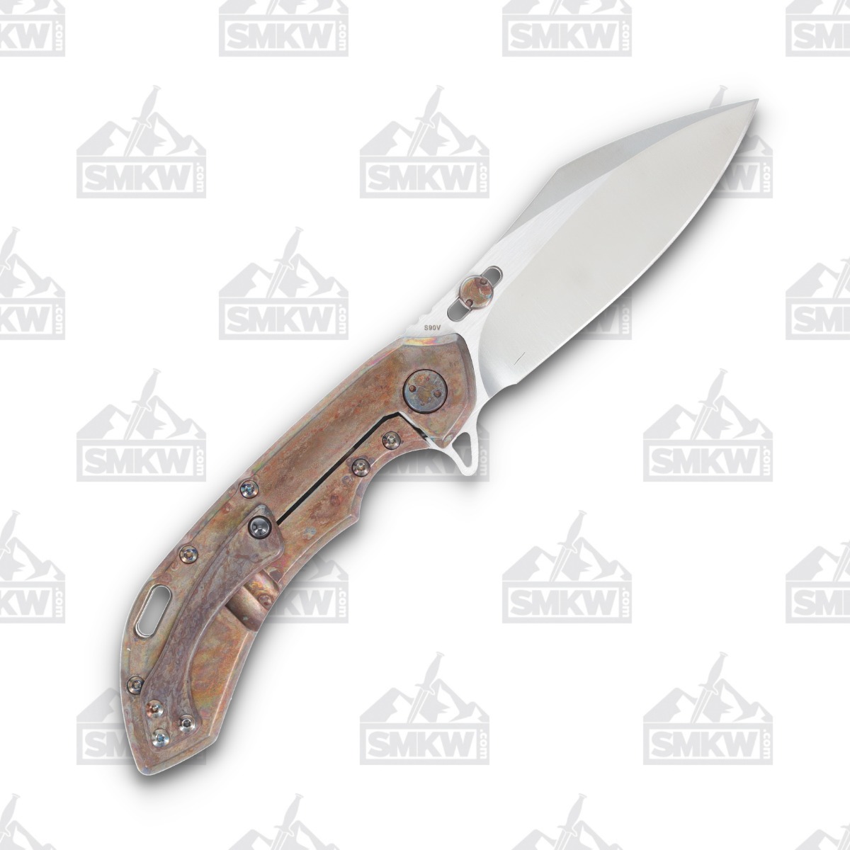 Olamic Wayfarer 247 Folding Knife T-084C Lava Flow FatCarbon/Neontropic T084C View 2