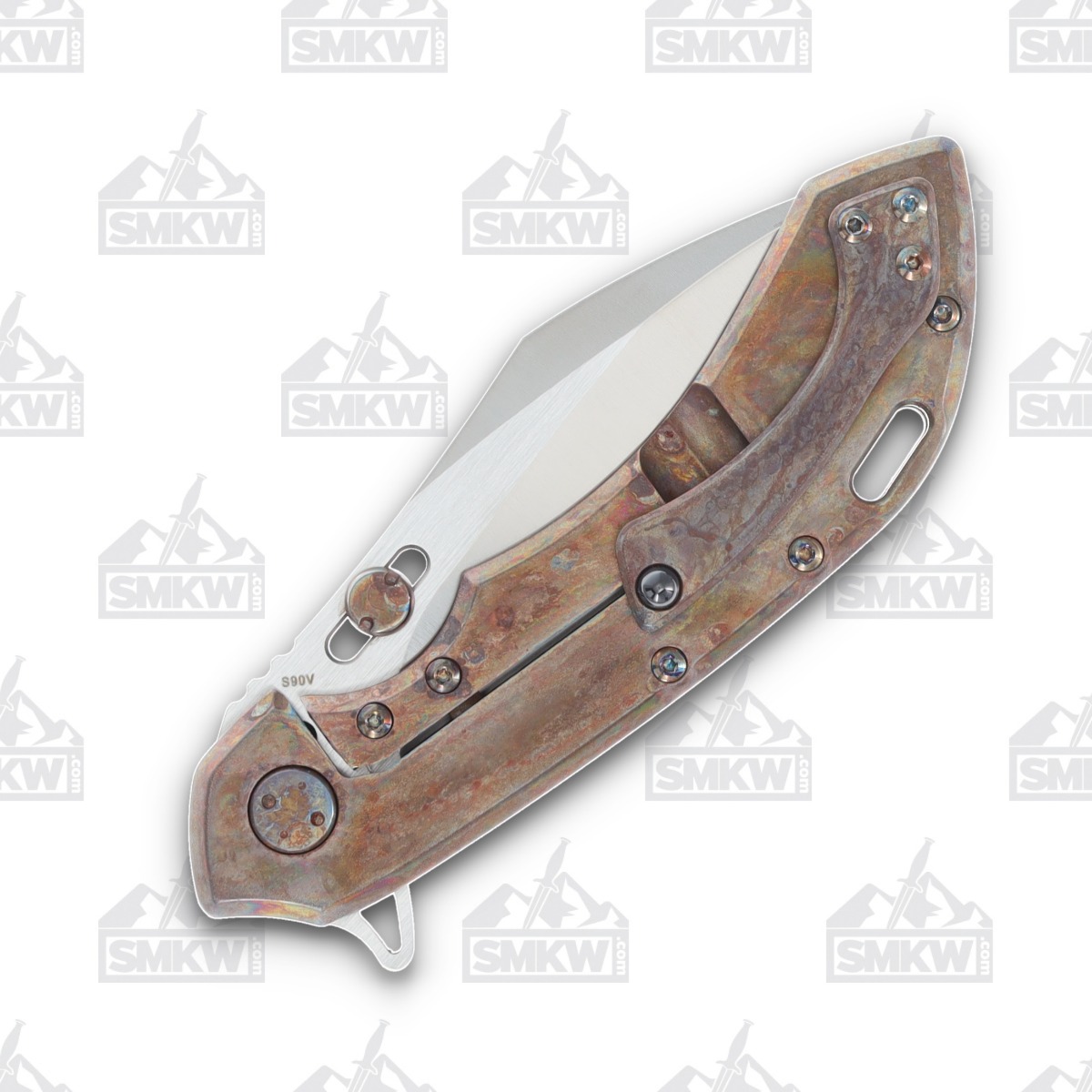 Olamic Wayfarer 247 Folding Knife T-084C Lava Flow FatCarbon/Neontropic T084C View 6
