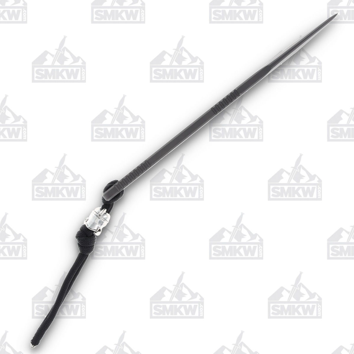 Spartan Blades Enyo Fixed Knife 2.68in Plain Black DLC Drop Point View 2