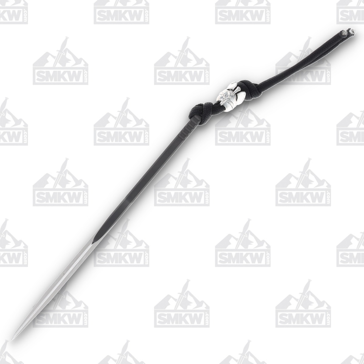 Spartan Blades Enyo Fixed Knife 2.68in Plain Black DLC Drop Point View 4