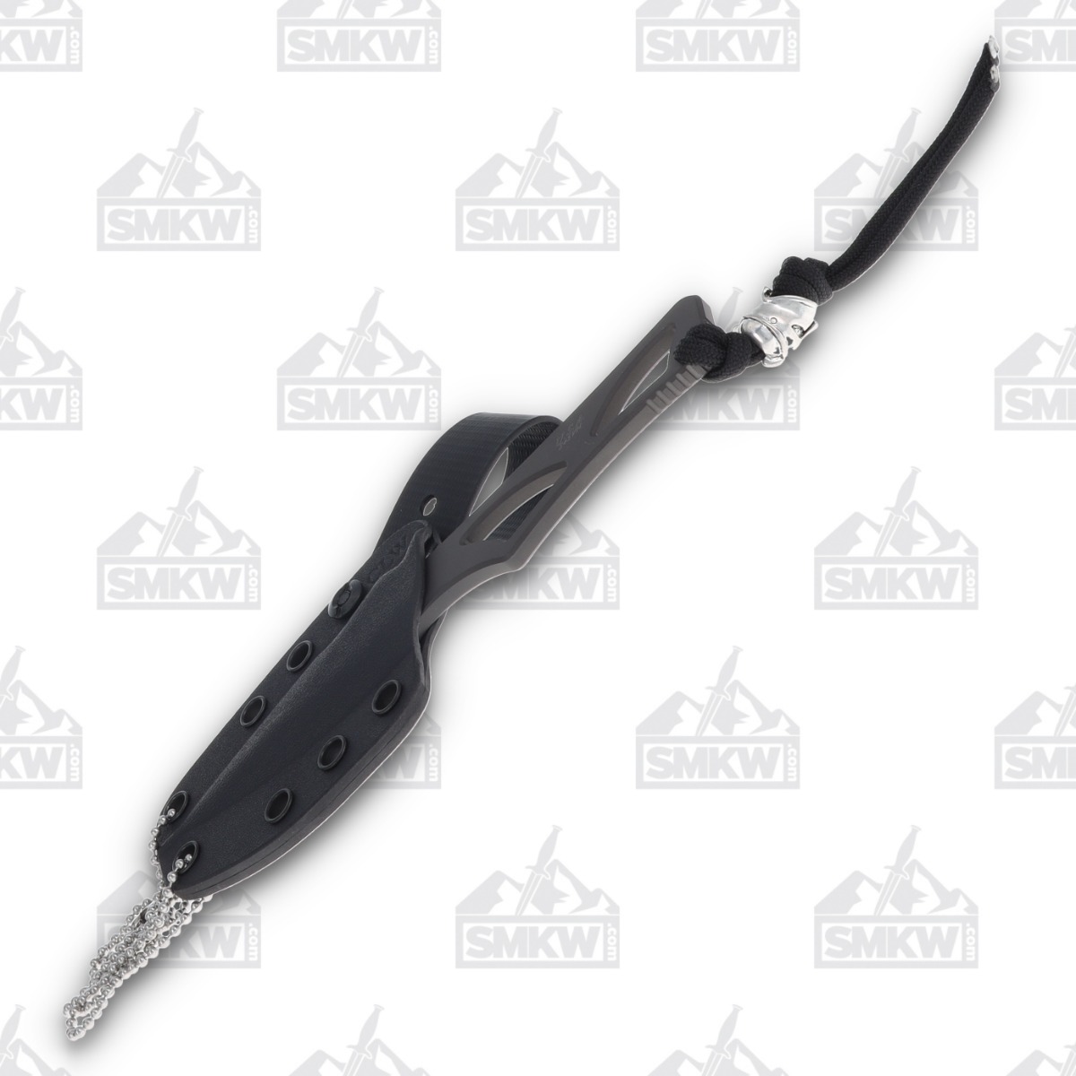 Spartan Blades Enyo Fixed Knife 2.68in Plain Black DLC Drop Point View 9
