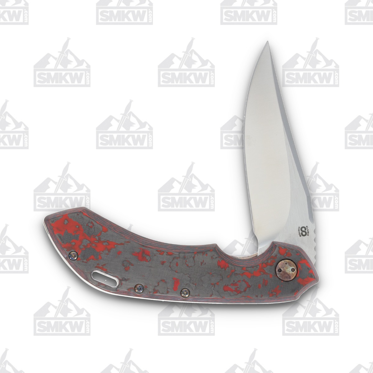Olamic Wayfarer 247 Folding Knife T-075B Lava Flow FatCarbon/Neontropic T075B View 3