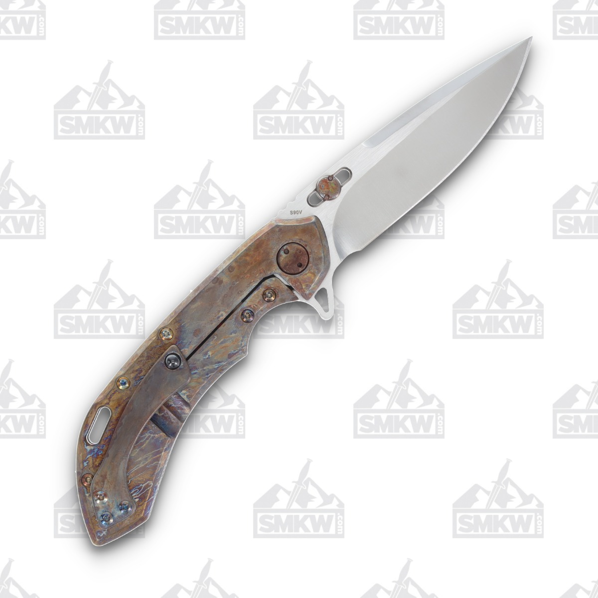 Olamic Wayfarer 247 Folding Knife T-075P Lava Flow FatCarbon/Neontropic T075P View 2
