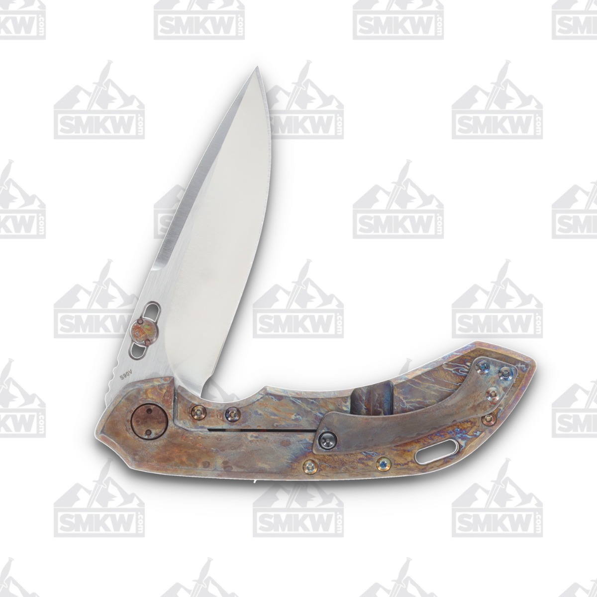Olamic Wayfarer 247 Folding Knife T-075P Lava Flow FatCarbon/Neontropic T075P View 4