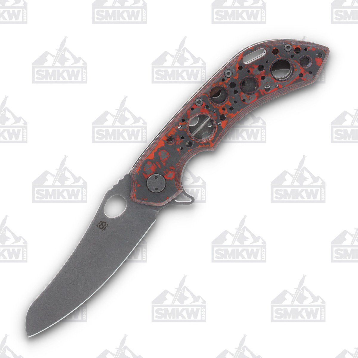Olamic Wayfarer 247 Folding Knife T-076M Mars Valley FatCarbon/Stonewash T076M View 1