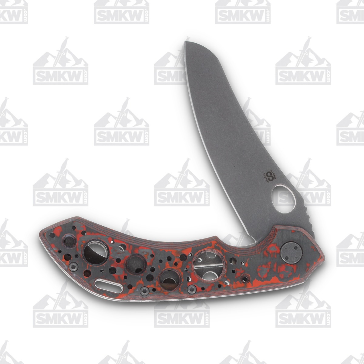 Olamic Wayfarer 247 Folding Knife T-076M Mars Valley FatCarbon/Stonewash T076M View 4