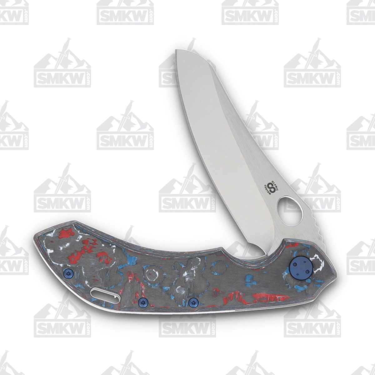 Olamic Wayfarer 247 Folding Knife T-075M Nebula FatCarbon/Stonewash T075M View 3