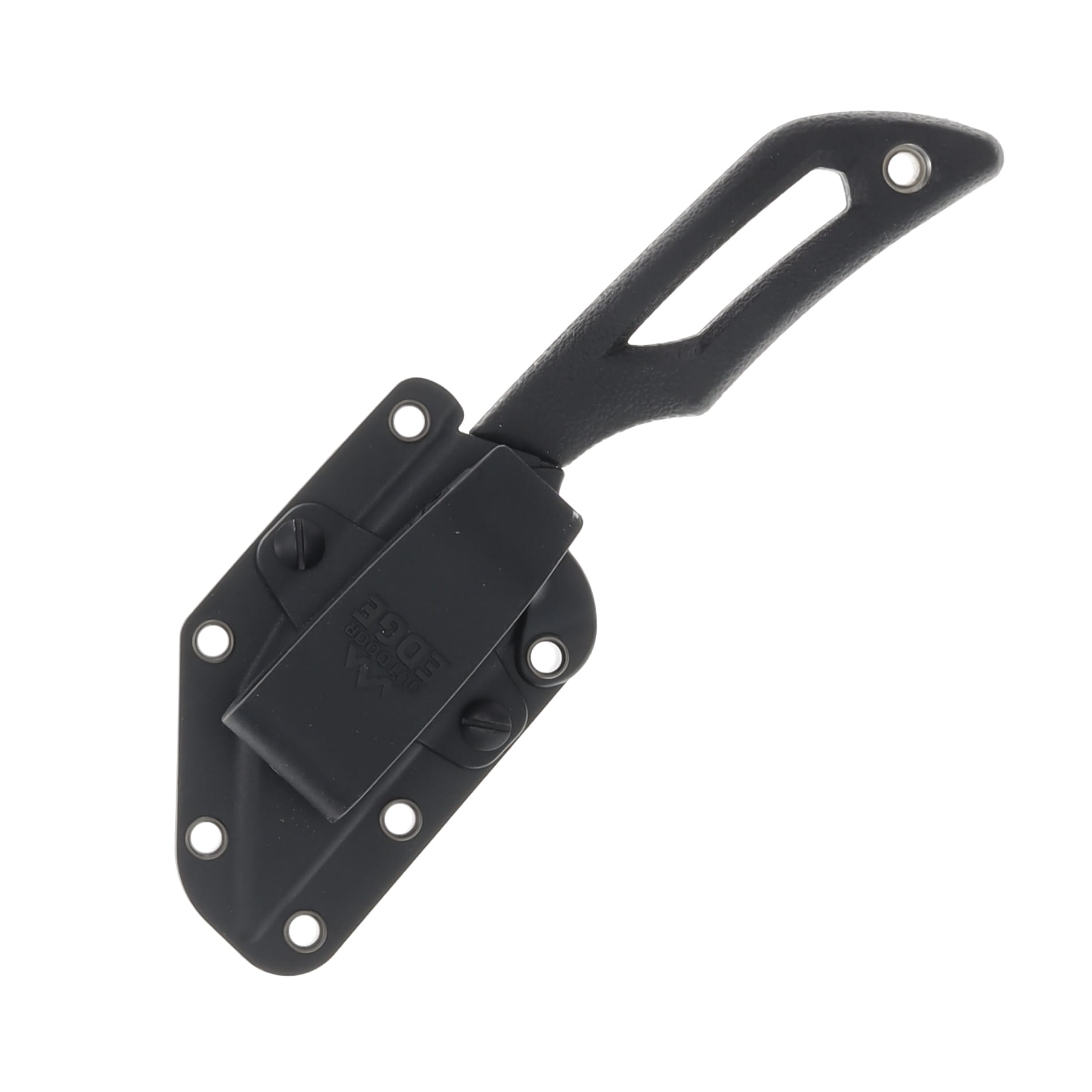 Outdoor Edge Pivot 2.6in Wharncliffe Fixed Blade Black OEPKWC-2C View 4