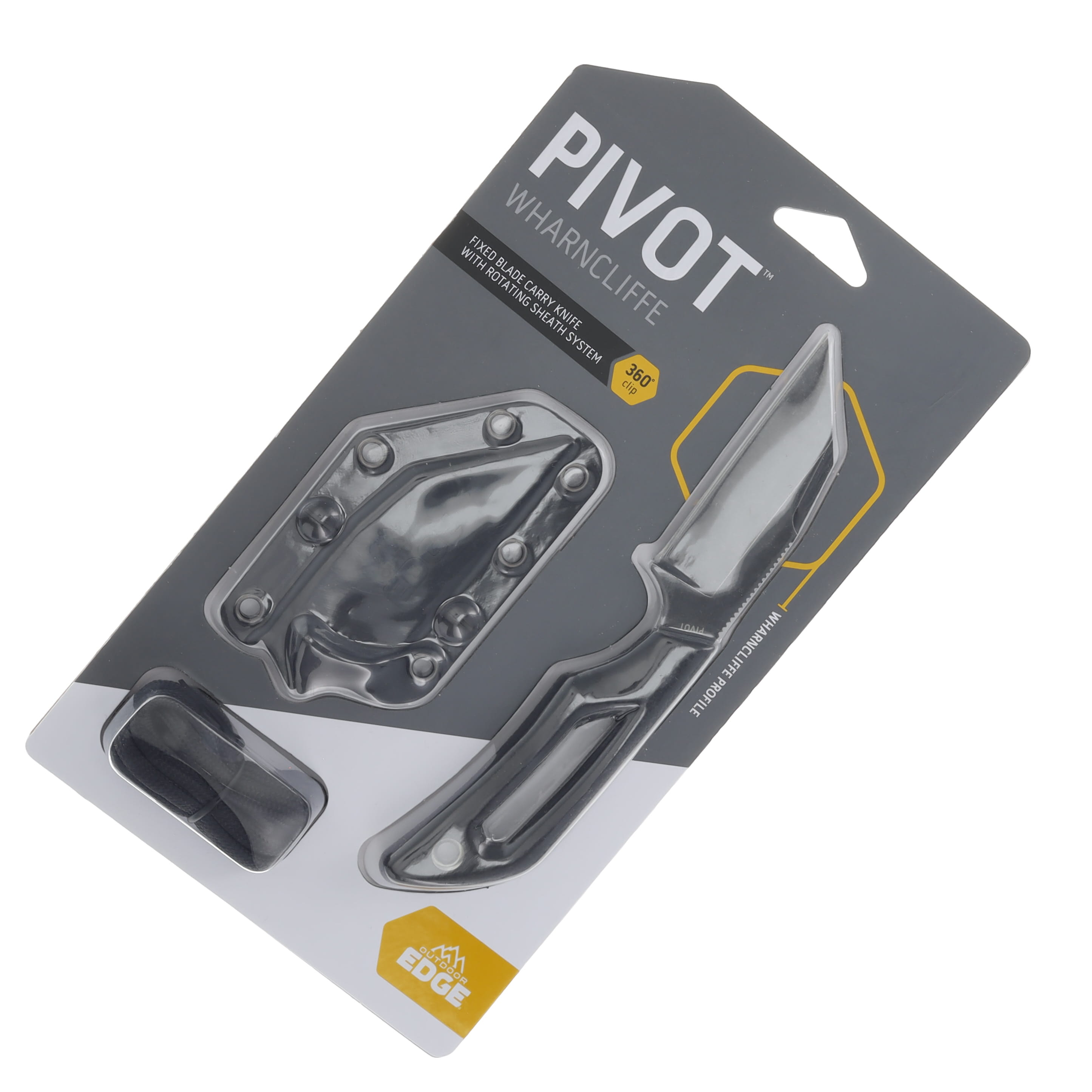 Outdoor Edge Pivot 2.6in Wharncliffe Fixed Blade Black OEPKWC-2C View 5